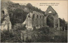 Beaumont-le-Roger Ruines de l'Abbaye à Beaumont-le-Roger