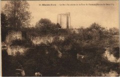 Gisors Le Mur d'Enceinte de la Tour Saint-Thomas à Gisors