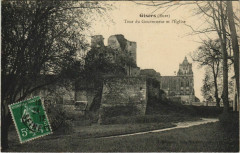 Gisors Tour du Gouverneur et l'Eglise à Gisors