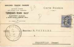 Pont-Saint-Pierre Raucourt - Turquais Henri Succ - Boucleries à Pont-Saint-Pierre