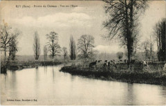 Ezy-sur-Eure Prairie du Chateau - Vue sur l'Eure
