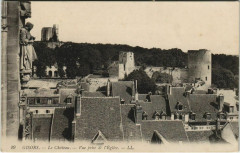 Gisors Le Chateau - Vue prise de l'Eglise à Gisors