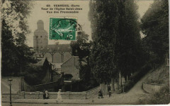Verneuil-sur-Avre Tour de l'Eglise Saint-Jean - Vue des Promenades -
													27 Eure
												