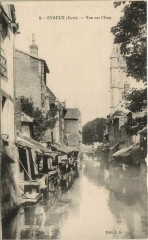 Evreux Vue sur l'Iton
