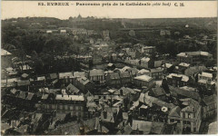 Evreux Panorama pris de la Cathedrale - Cote Sud