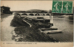 Vernon Paysage vu du Quai Camere à Vernon