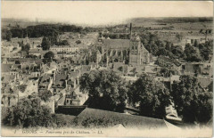 Gisors Panorama pris du Chateau à Gisors