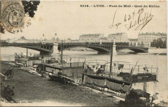 Leon Pont du Midi Quai du Rhone Ships