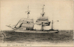 Trois-Mats en pleine Mer Ships