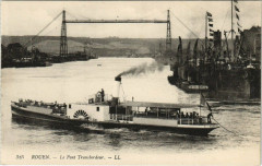 Rouen Le Pont Transbordeur Ships