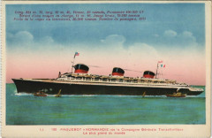 Paquebot Normandie Ships