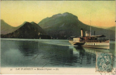 Lac d'Annecy Bateau a vapeur Ships