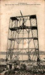 Bordeaux - pont transbordeur en construction 1