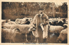 Garein (Landes) - Berger landais -
													33 Gironde
												