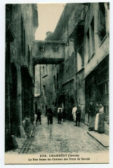 Savoie Chambery La rue Basse du Château des Ducs de Savoie -
													73 Savoie
												