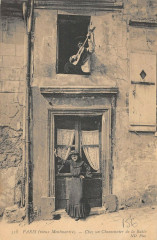 Carte postale ancienne Vieux Montmartre - Chez un Chansonnier de la Butte
                                                                     à Paris 18e
                                