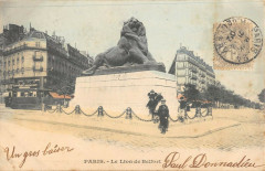 Le Lion de Belfort à Paris 14e