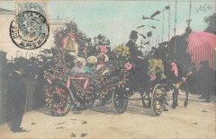 Carte Photo Du Carnaval De Nice Char Fleuri à Nice