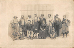 Servian Carte Photo Pendant Les Vendanges Gens De Servian à Servian