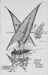 Marine Paquebot Publicite Canadian Pacific Weird Sails Of The Nile