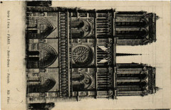 Paris 4e Notre-Dame - facade à Paris 4e