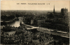 Paris 4e Vue générale de la Cité à Paris 4e