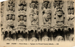 Paris 4e Notre Dame Tympan du portail central -
																					75004 Paris 4e
																			