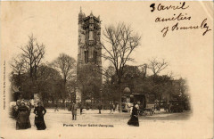 Paris 4e Tour Saint-Jacques à Paris 4e