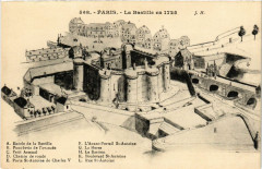 Paris 4e La Bastille en 1725 à Paris 4e