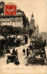 Paris 4e Le Marché aux Fleurs à Paris 4e