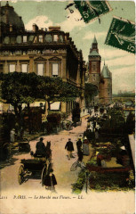 Paris 4e Le Marché aux Fleurs à Paris 4e