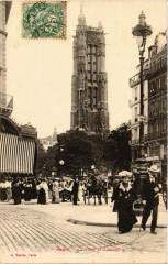 Paris 4e La Tour Saint-Jacques à Paris 4e
