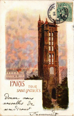 Paris 4e La Tour Saint-Jacques à Paris 4e