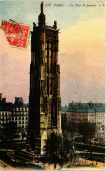 Paris 4e La Tour Saint-Jacques à Paris 4e