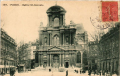 Paris 4e Eglise Saint-Gervais à Paris 4e