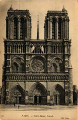 Paris 4e Notre Dame Facade à Paris 4e