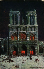 Paris 4e Notre Dame la nuit à Paris 4e