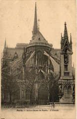 Paris 4e Notre Dame de Paris. L'Abside à Paris 4e