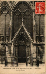 Carte postale ancienne Les Eglises de Paris. 116. N - D. Petit Portail
                                                                     à Paris 4e
                                
