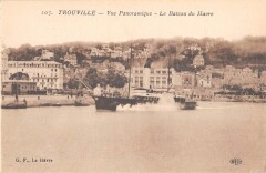 Trouville Vue Panoramique Le Bateau Du Havre