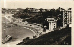 Guethary La Plage - La Digue et les Grands Hotels