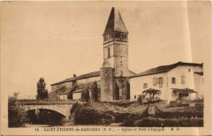 Saint-Etienne-de-Baigorry Eglise et Pont d'Ispeguy