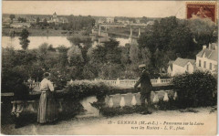 Gennes Panorama sur la Loire vers les Rosiers