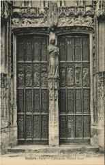 Gisors Cathedrale - Portail Nord à Gisors