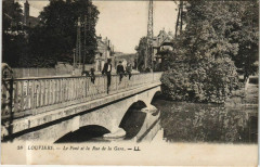 Louviers Le Pont et la Rue de la Gare à Louviers