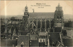Gisors Vue d'Ensemble de la Cathedrale - Cote Nord à Gisors