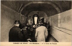 Carte postale ancienne Montmartre - Cabaret du Néant - Caveau des Trépassés
                                                                     à Paris 18e
                                