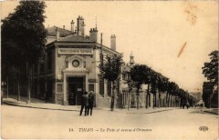 Thiais La Poste et avenue d'Ormesson France à Thiais