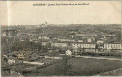 Argenton Quartier Saint-Etienne vue St.Marcel France -
													36 Indre
												