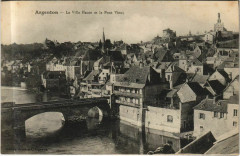 Argenton La Ville Haute et le Pont Vieux France -
													36 Indre
												